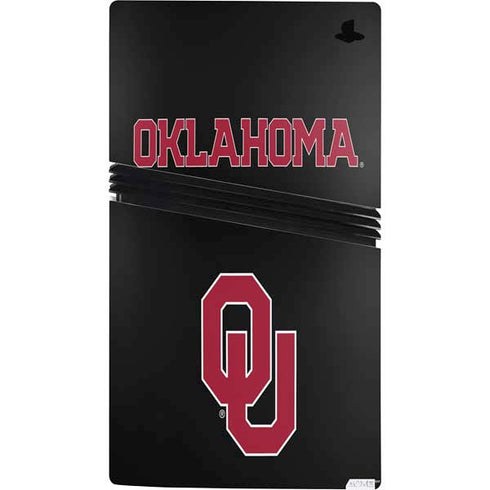 University of Oklahoma Only One Sooners PS5 Pro Console Skin